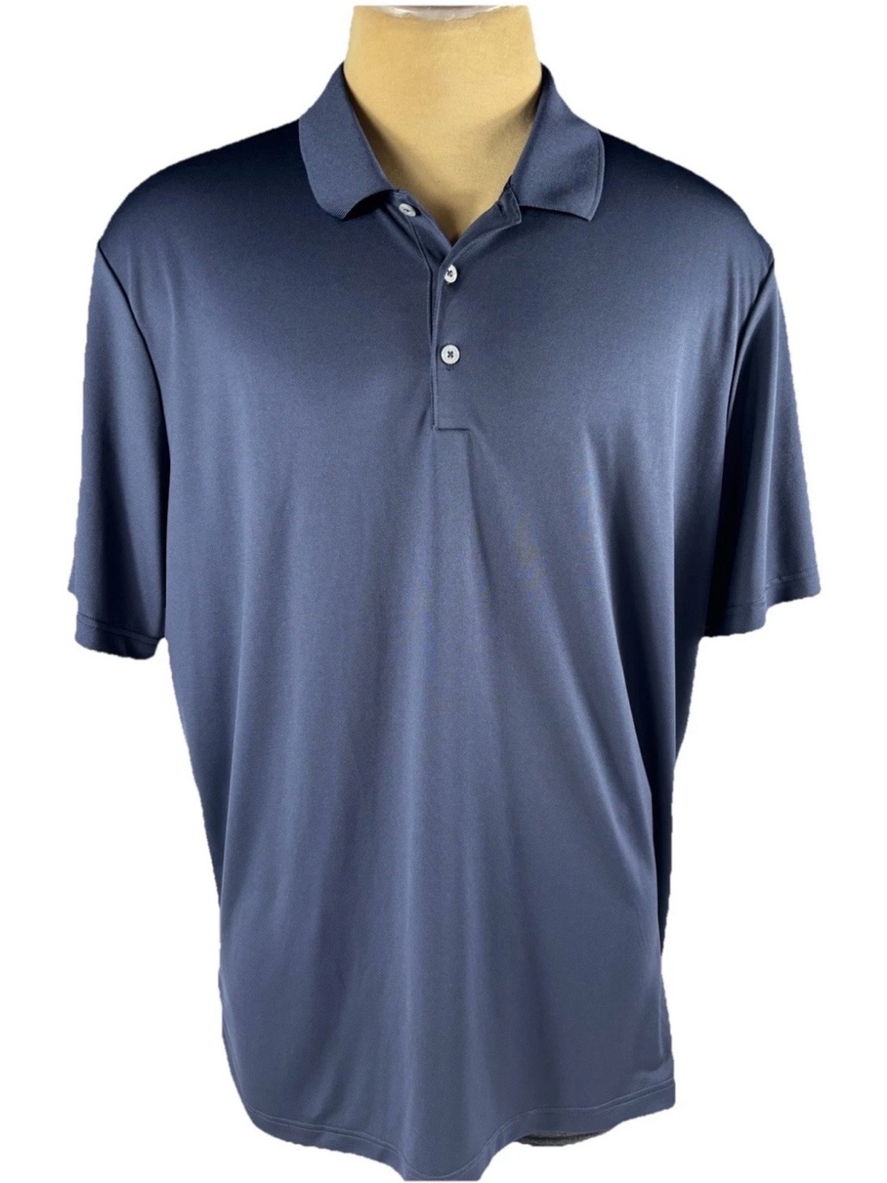 NWT Adidas Men's Performance Golf Polo Shirt Navy 2XL UPF50